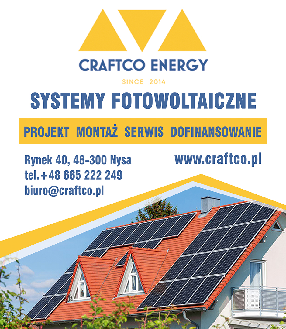 CRAFTCO ENERGY Sp. z o.o. - prąd ze słońca NYSA prąd ze słońca NYSA